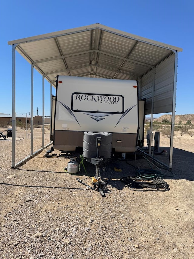287 Fulcher Rd, Terlingua, TX 79852 - view of outbuilding featuring a carport