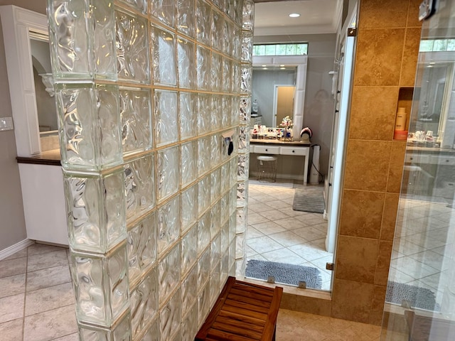 5 Muirfield Dr, Odessa, TX 79762 - bathroom featuring vanity and tile patterned floors