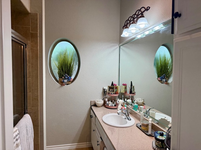 5 Muirfield Dr, Odessa, TX 79762 - full bath featuring vanity and a tile shower