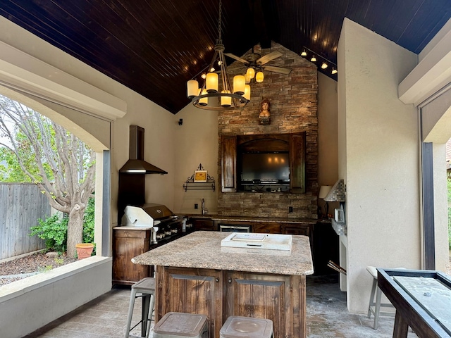 5 Muirfield Dr, Odessa, TX 79762 - view of patio / terrace with area for grilling