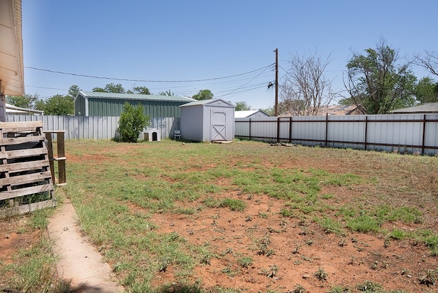 700 NE 2nd St, Andrews, TX 79714 - fenced backyard with a shed