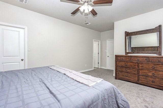 2004 Boise Dr, Odessa, TX 79762 - carpeted bedroom featuring baseboards and a ceiling fan