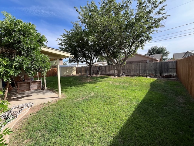 4605 Redbud Ave, Odessa, TX 79762 - view of yard with a patio area