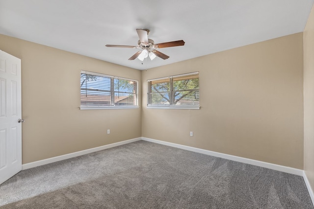 2616 E 21st St, Odessa, TX 79761 - carpeted spare room with ceiling fan and baseboards