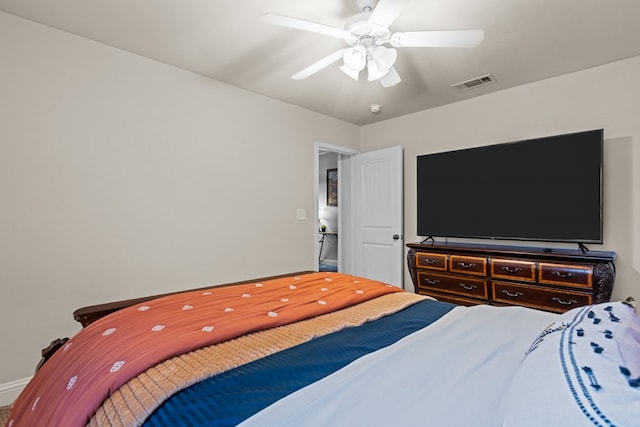 609 E 96th Ct, Odessa, TX 79765 - bedroom featuring a ceiling fan