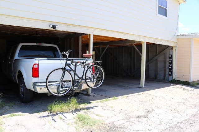 805 E Holland Ave, Alpine, TX 79830 - view of parking with a carport
