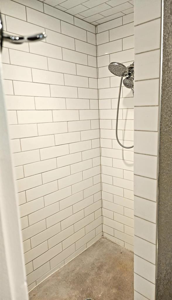 408 W 2nd St, Marfa, TX 79843 - bathroom with tiled shower