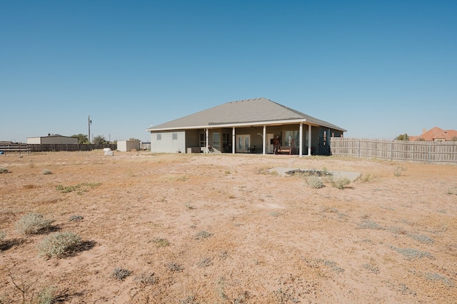 view of back of property