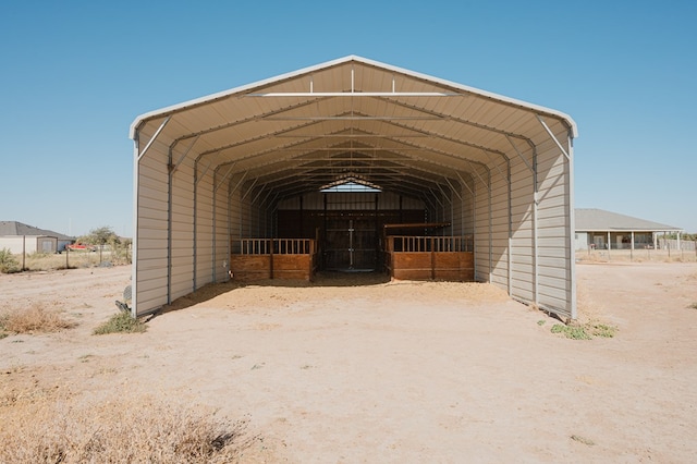 view of outdoor structure