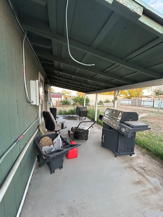 414 E 45th St, Odessa, TX 79762 - view of parking / parking lot with fence