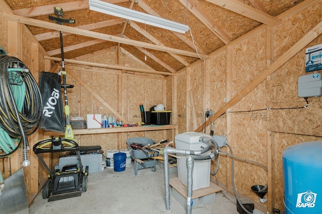 view of storage