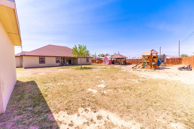 11332 W 23rd St, Odessa, TX 79763 - view of yard with a playground and a gazebo