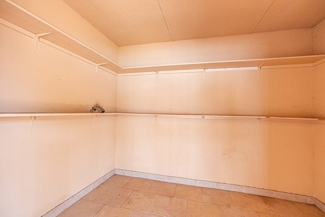 view of storage area