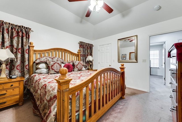 401 Brookover Cir, Odessa, TX 79763 - carpeted bedroom featuring a ceiling fan and baseboards