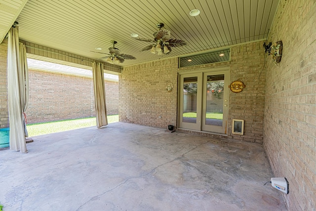 104 Waimea Dr, Odessa, TX 79762 - view of patio with a ceiling fan