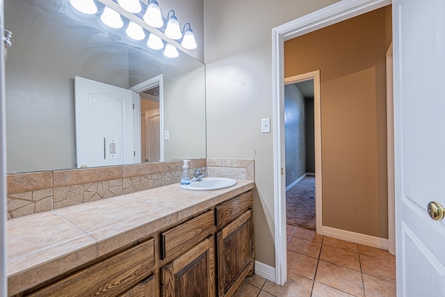 104 Waimea Dr, Odessa, TX 79762 - bathroom featuring vanity and tile patterned floors