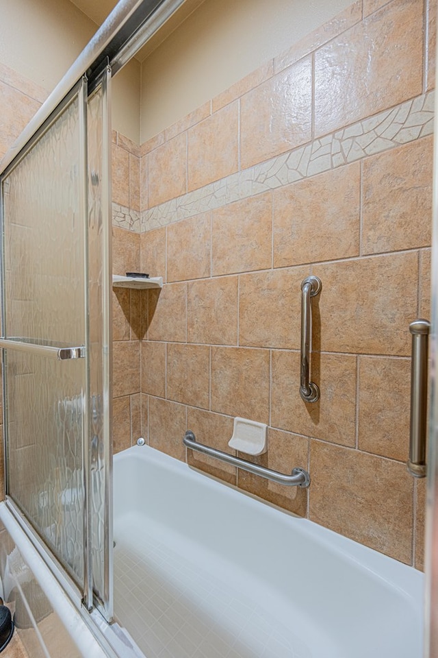104 Waimea Dr, Odessa, TX 79762 - full bathroom featuring shower / bath combination with glass door