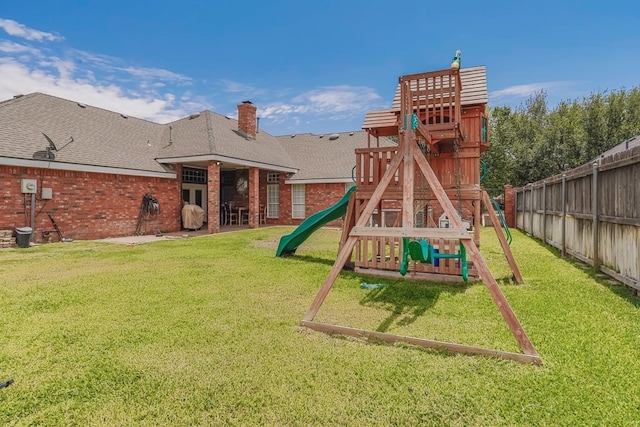 7 Amethyst Cv, Odessa, TX 79762 - view of jungle gym