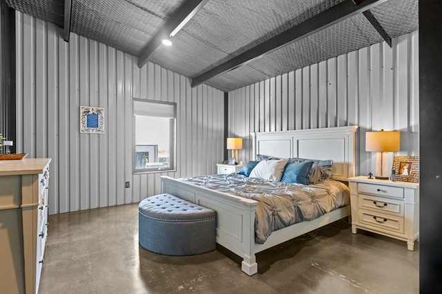 3398 SE 3000, Andrews, TX 79714 - bedroom with concrete floors