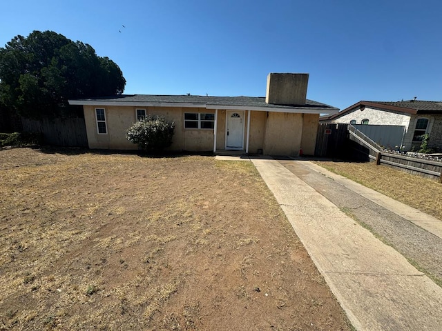 view of front of home