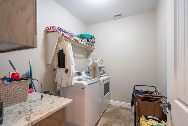 7604 Keyhaven St, Odessa, TX 79765 - laundry area featuring washer and clothes dryer and baseboards