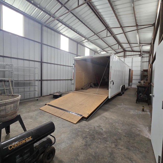 9935 W Yukon Rd, Odessa, TX 79764 - garage with metal wall