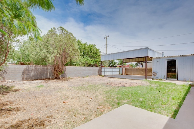2802 Windsor Dr, Odessa, TX 79762 - view of yard with a patio area