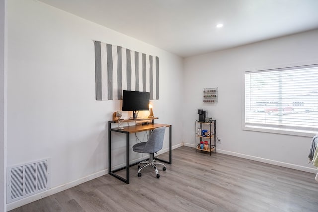 411 N San Jacinto St, Odessa, TX 79762 - office space with wood finished floors and recessed lighting