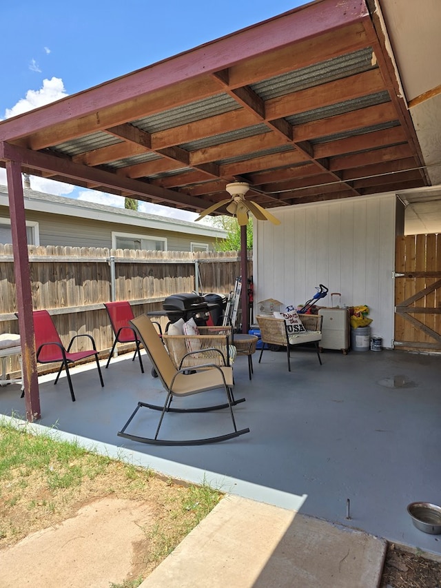3207 Eastland Ave, Odessa, TX 79763 - view of patio