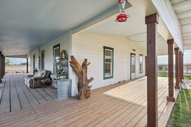 101 N 7th St, Marathon, TX 79842 - deck with a porch