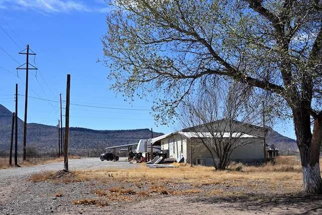 202 Mosley Ln, Alpine, TX 79830 - view of property exterior featuring a mountain view