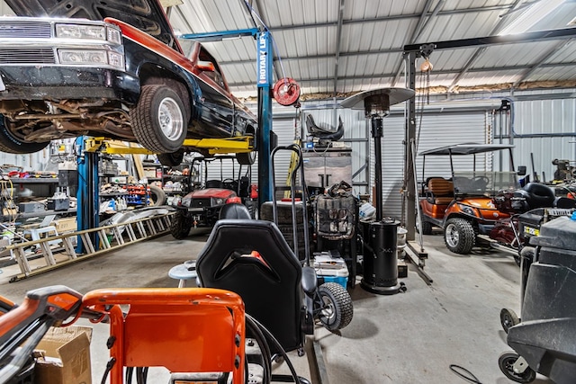 1703 Hemphill Ave, Odessa, TX 79763 - garage featuring metal wall