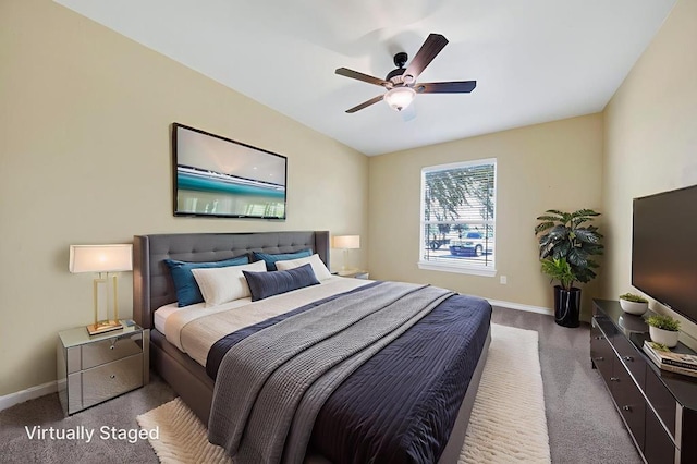 14 Da Vinci Ct, Odessa, TX 79765 - carpeted bedroom featuring baseboards and ceiling fan