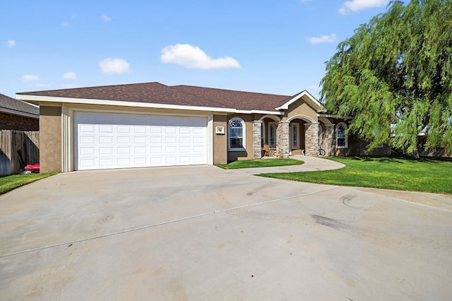 14 Da Vinci Ct, Odessa, TX 79765 - single story home featuring stucco siding, concrete driveway, and a garage