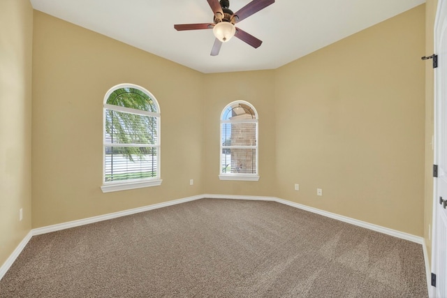 14 Da Vinci Ct, Odessa, TX 79765 - carpeted empty room featuring ceiling fan and baseboards