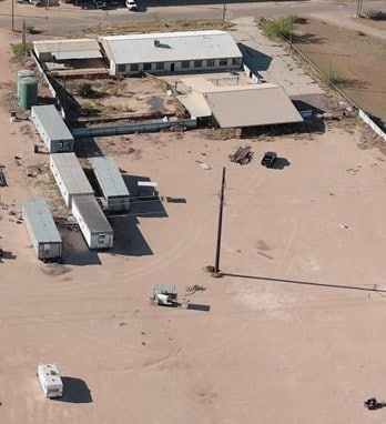 1000 N 12th St, Wink, TX 79789 - drone / aerial view of a desert landscape