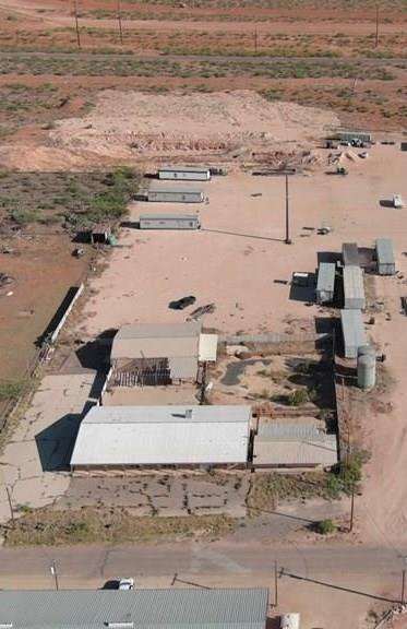 1000 N 12th St, Wink, TX 79789 - aerial overview of property's location featuring a desert landscape and rural landscape