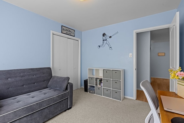 3700 Fairmont Dr, Odessa, TX 79762 - sitting room with carpet flooring