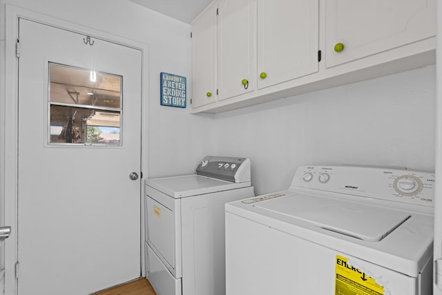 3700 Fairmont Dr, Odessa, TX 79762 - laundry area featuring separate washer and dryer and cabinet space