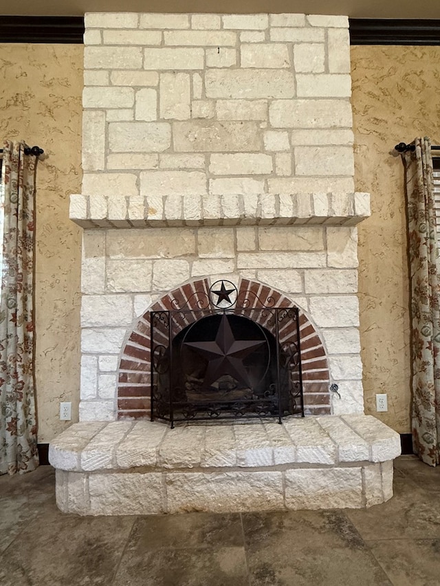 7802 Sienna Dr, Odessa, TX 79765 - detailed view of a fireplace