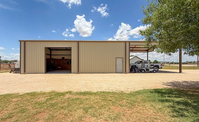 305 County Rd 306, Seminole, TX 79360 - view of pole building