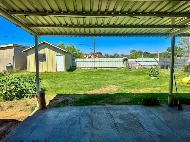 3717 S County Rd 1314, Odessa, TX 79765 - view of yard featuring a patio area and an outdoor structure