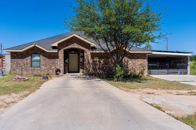 3717 S County Rd 1314, Odessa, TX 79765 - single story home with brick siding and driveway
