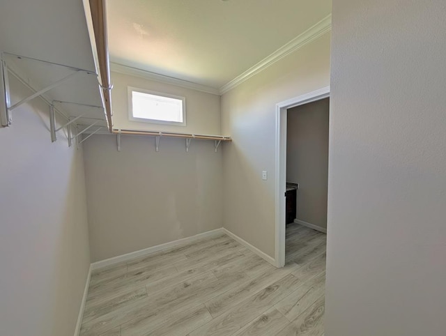 9 Prairie View Ln, Alpine, TX 79830 - walk in closet featuring light wood-style floors