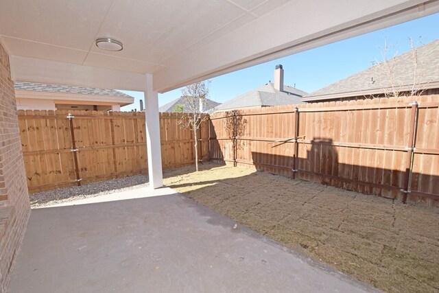 8639 Fortuna Ct, Odessa, TX 79765 - fenced backyard featuring a patio area