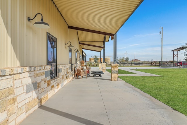 view of patio