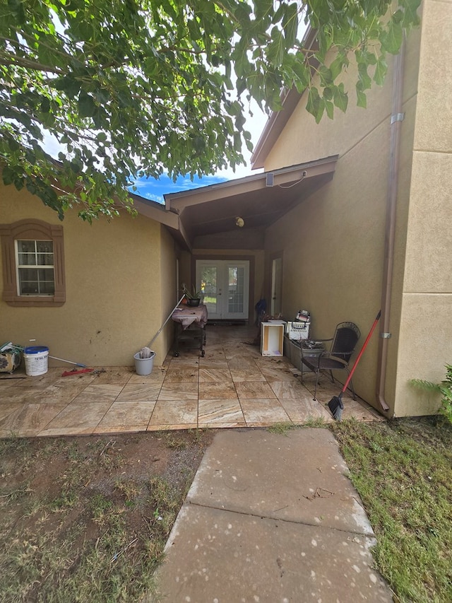 2301 Stoner Rd, Odessa, TX 79764 - view of patio featuring french doors
