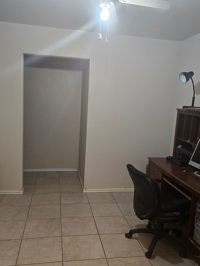 2301 Stoner Rd, Odessa, TX 79764 - office with light tile patterned floors and baseboards
