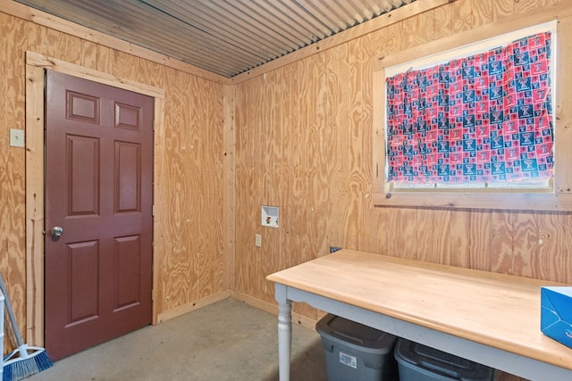 4975 SE 3000, Andrews, TX 79714 - mudroom with wooden walls