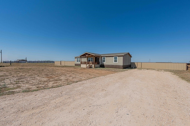 view of manufactured / mobile home